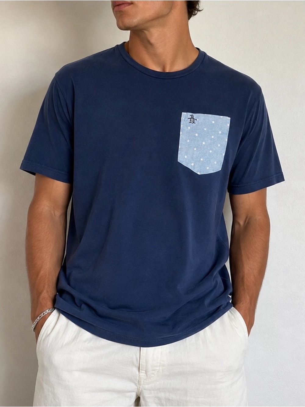 ORIGINAL PENGUIN By Munsingwear 100% Cotton Short Sleeve T-Shirt. Men’s L. EUC